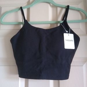 Cute Short Black Cami
